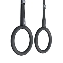 Gorilla Sports Turnringe Set inkl, Nylongurte Schwarz Discount