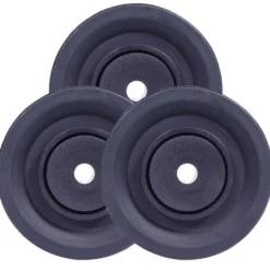 Gorilla Sports Umlenkrolle 3er Set Schwarz New