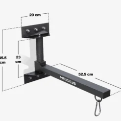 MAXXUS Wandhalter für Boxsäcke klappbar Schwarz Hot