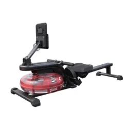 Gorilla Sports Wasserrudergerät verstellbar mit LCD Monitor Schwarz / Rot Clearance