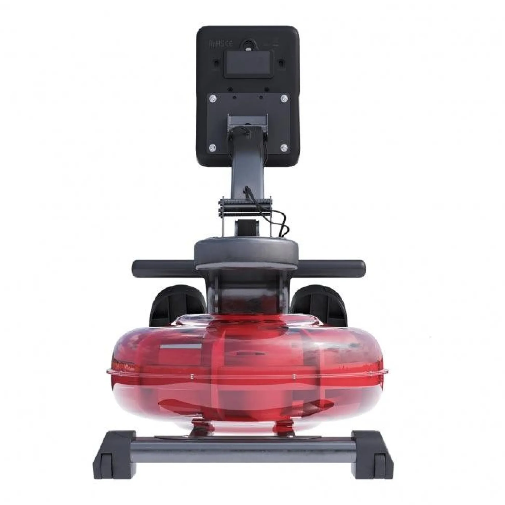Gorilla Sports Wasserrudergerät verstellbar mit LCD Monitor Schwarz / Rot Clearance