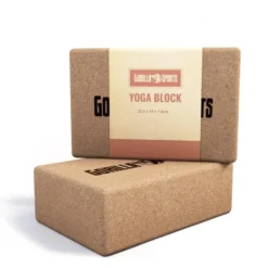Gorilla Sports Yoga Block aus Kork Braun Sale