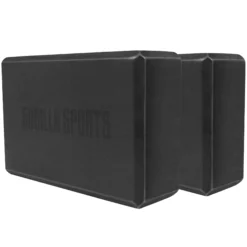Gorilla Sports Yoga Block aus Schaumstoff Schwarz Online
