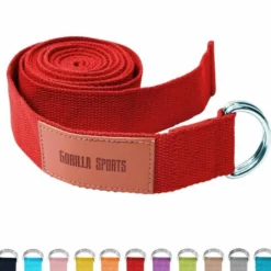 Gorilla Sports Yogagurt in verschiedenen Farben Schwarz Discount