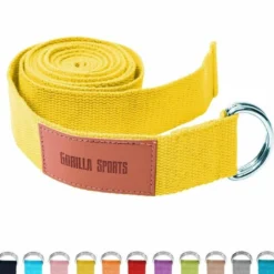 Gorilla Sports Yogagurt in verschiedenen Farben Braun New