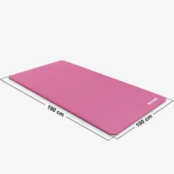 Gorilla Sports Yogamatte mit Tragegurt 190 x 60/100 x 1,5 cm Violett Outlet