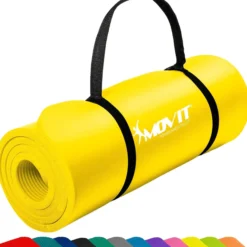 MOVIT Yogamatte 10/15 mm Dicke Gelb New