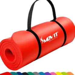 MOVIT Yogamatte 10/15 mm Dicke Rot New