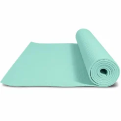 Gorilla Sports Yogamatte PVC mit Tragegurt 60 cm Breite und 0,5 cm Dicke Hellblau Outlet